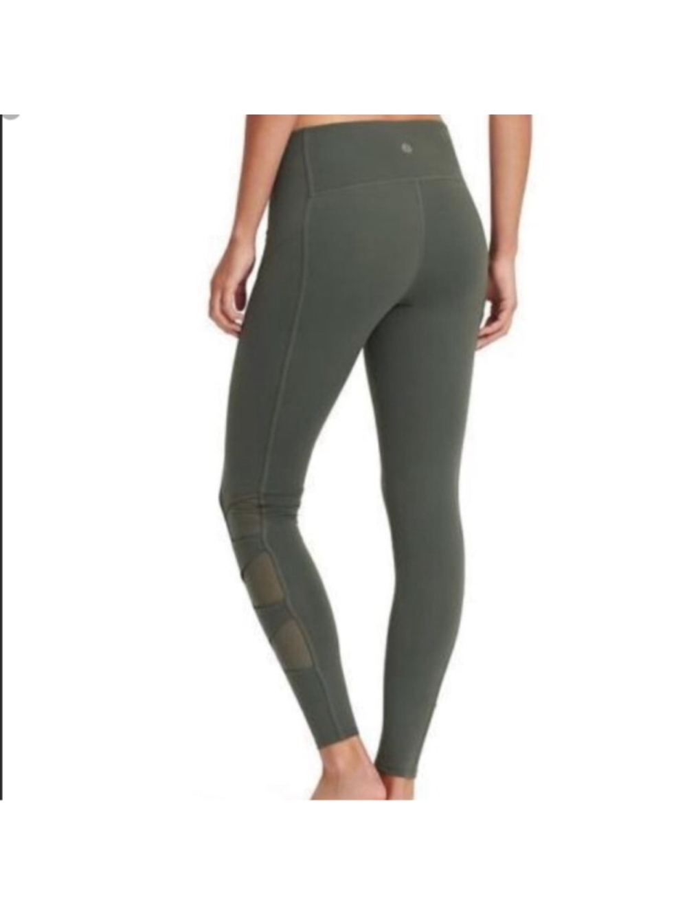 NWT Athleta High Rise Mesh Chaturanga Tights size XXS Green